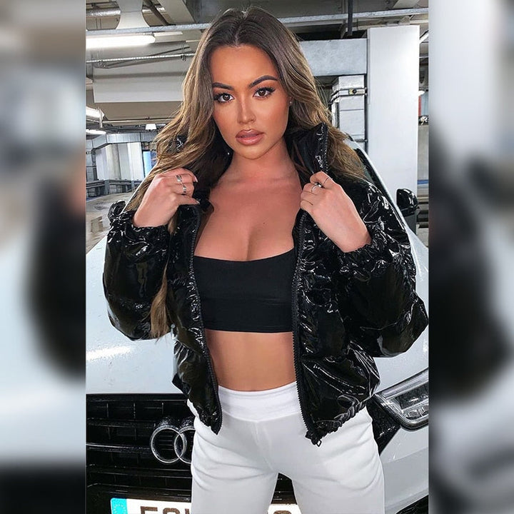 Kierra | Doudoune en cuir élégante pour femmes