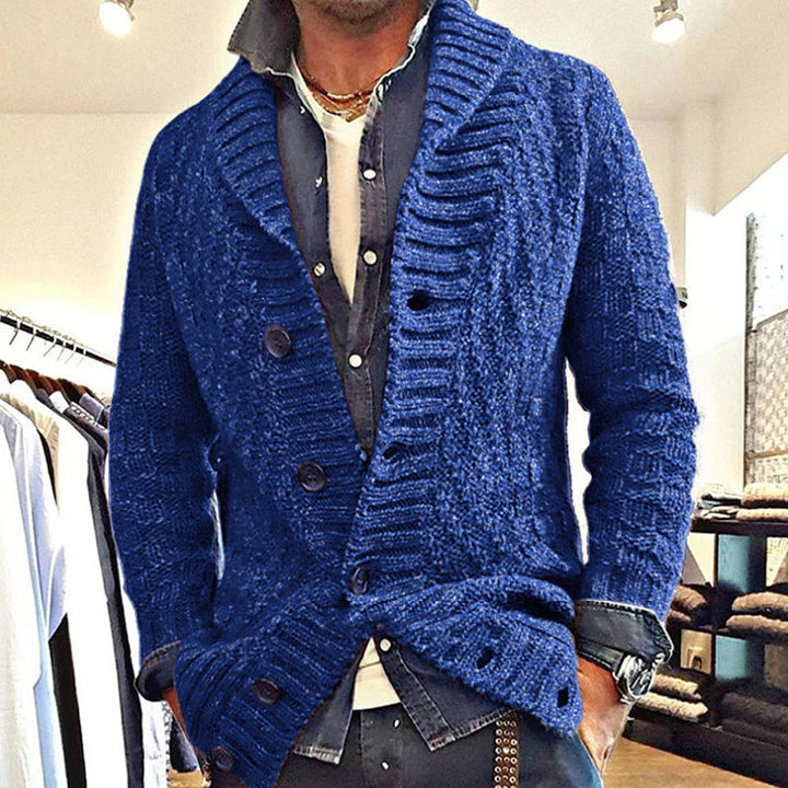 Bhaskar | Cardigan vintage à col châle pour hommes