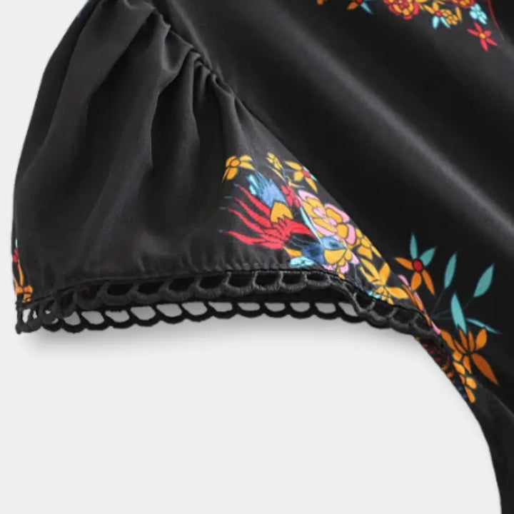 Robe d’été évasée à imprimé bohème pour Femmes – Christy