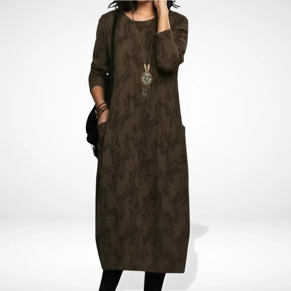 Robe de soirée ample à motif discret pour Femmes - Kathryn