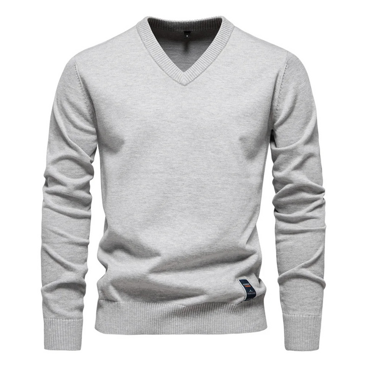Angus | Pull classique col V homme