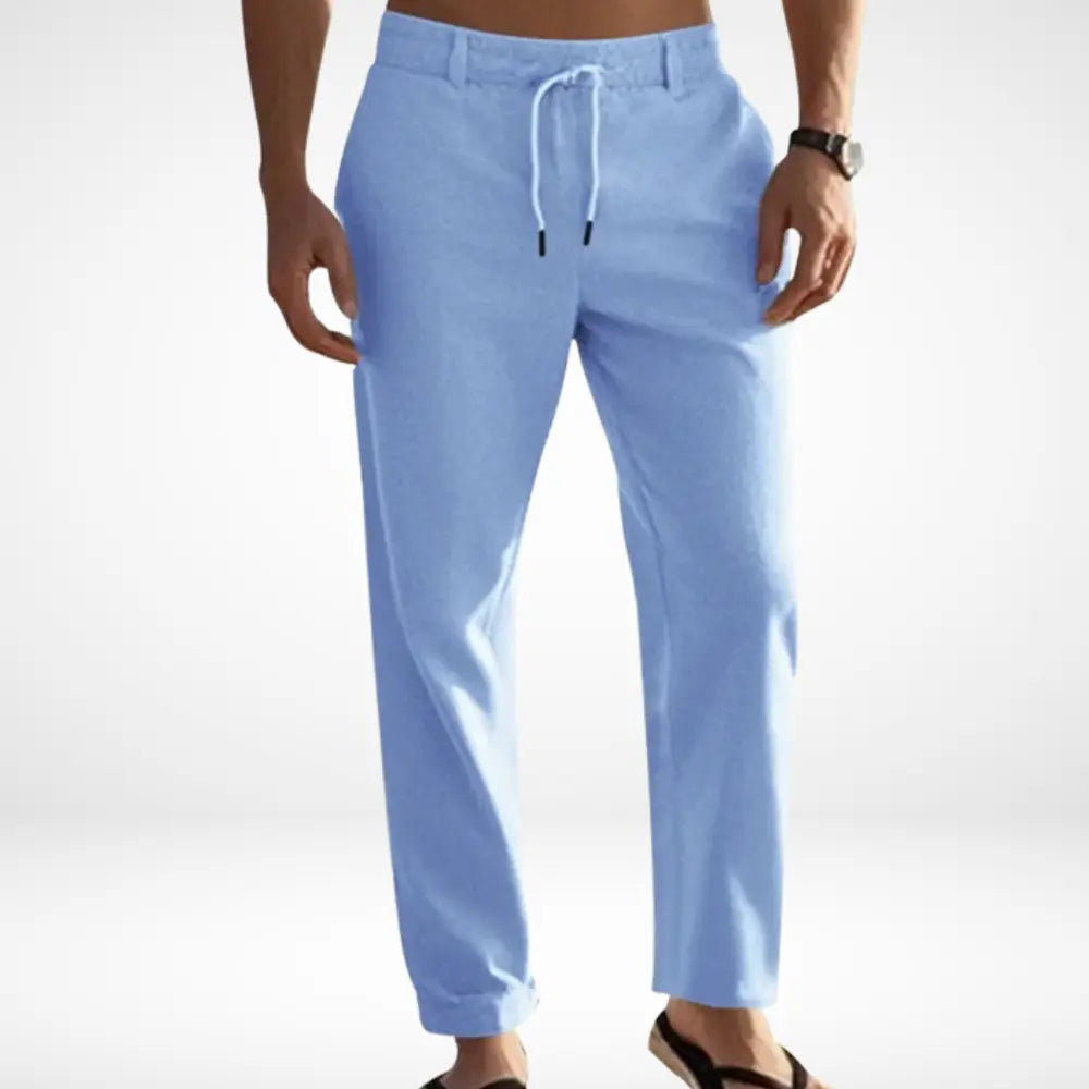 Pantalon ample coupe fluide à cordon pour Homme – David