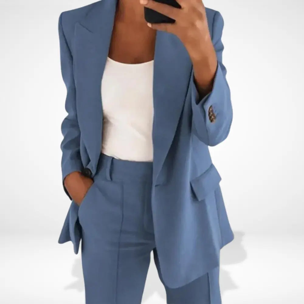 Blazer long à coupe droite pour Femme – Diana