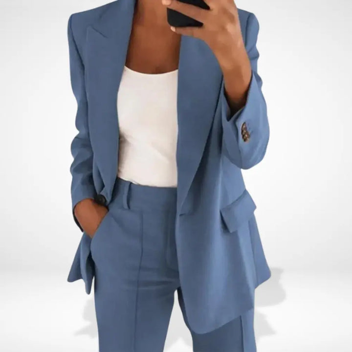 Blazer long à coupe droite pour Femme – Diana