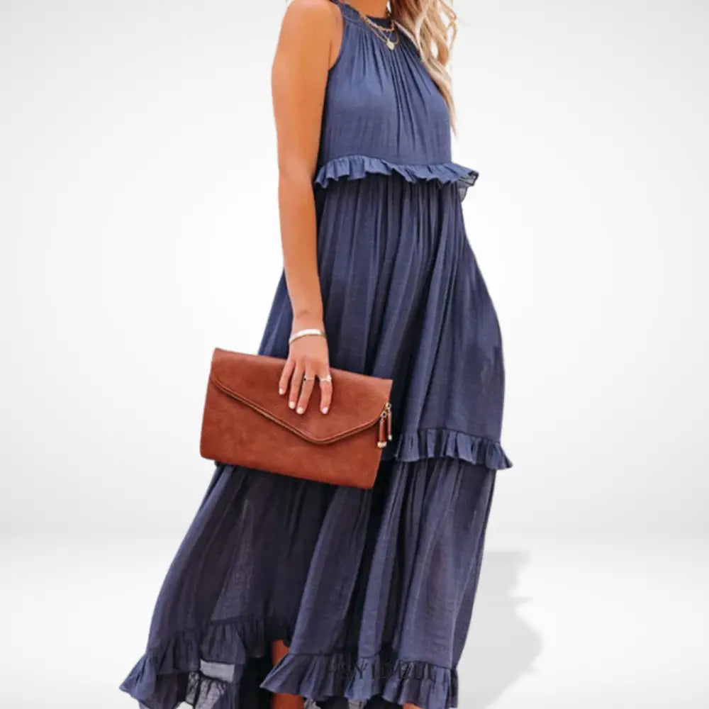 Robe longue à volants dos nageur pour Femme – Mable