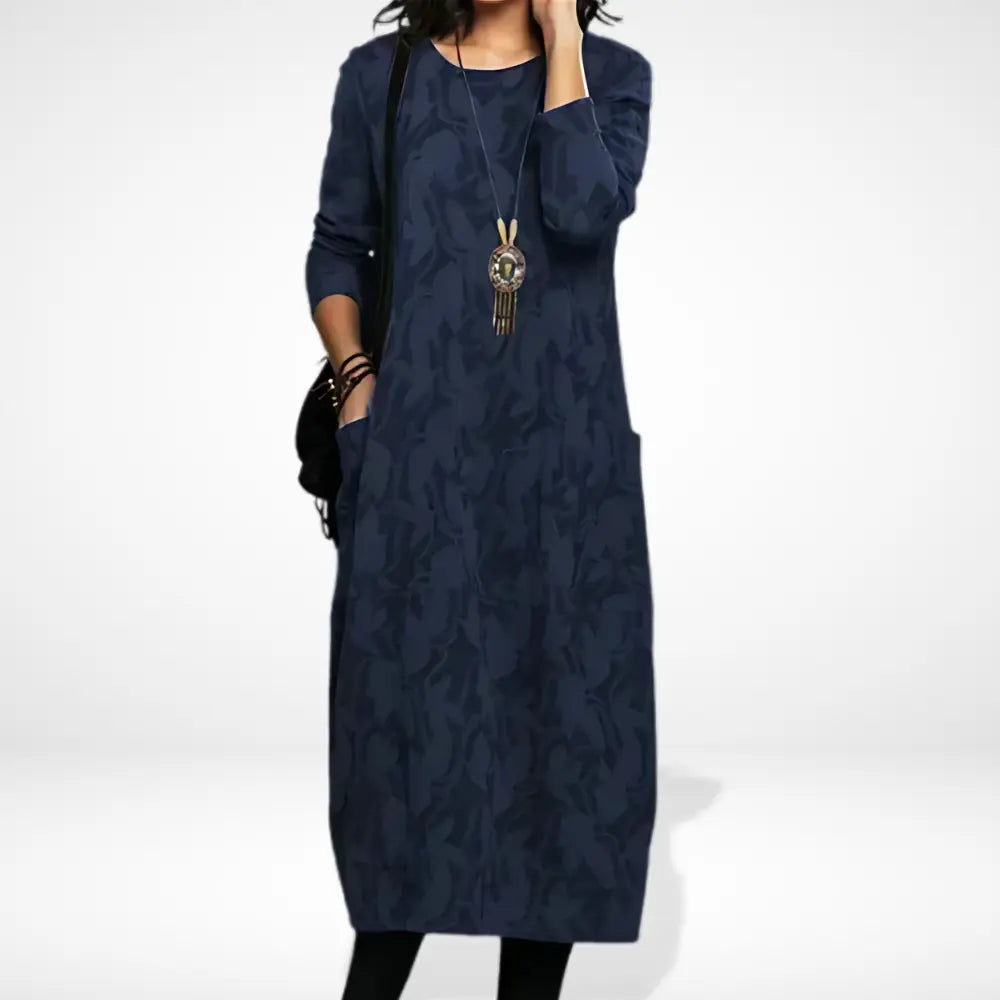 Robe de soirée ample à motif discret pour Femmes - Kathryn