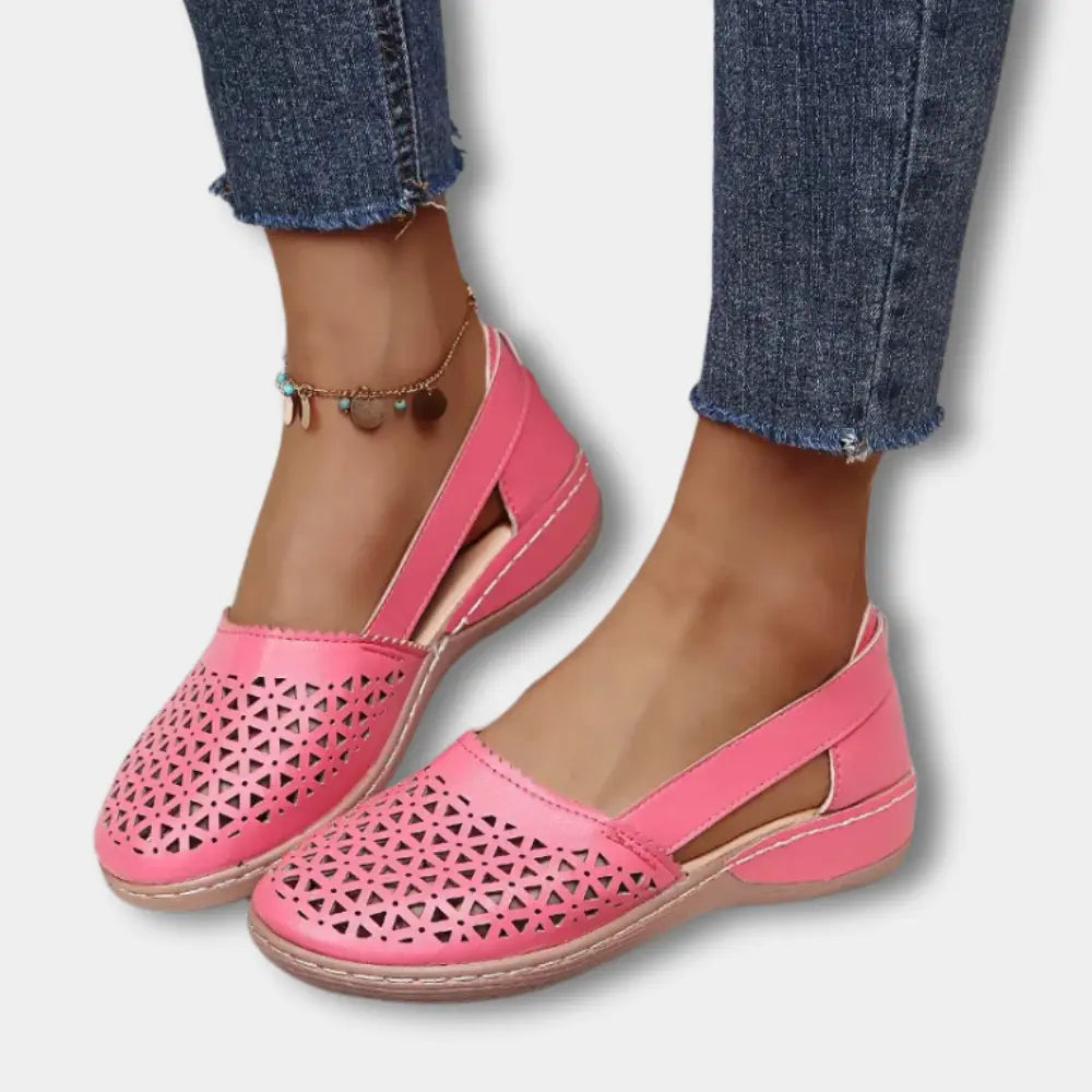 Ballerines ajourées à brides ouvertes pour Femmes – Lindsey