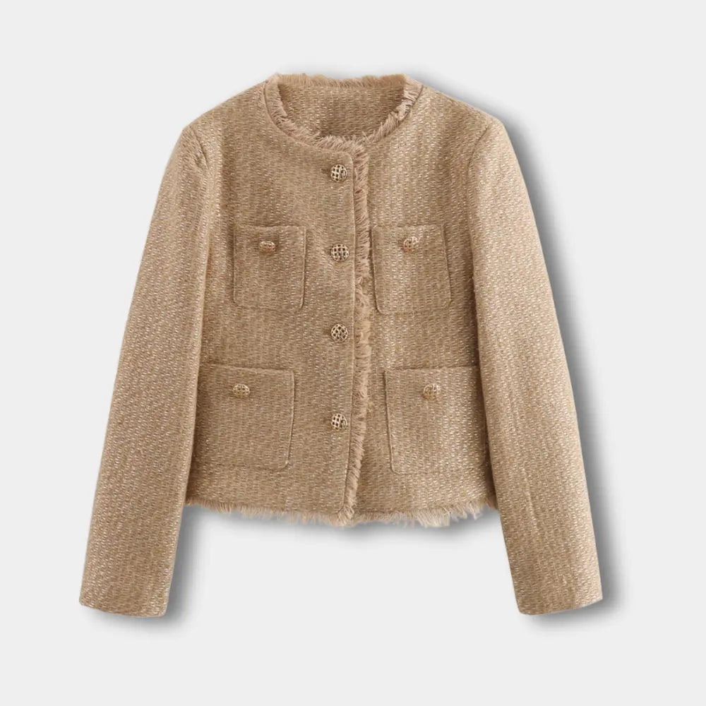 Veste mi-saison femme à poches plaquées – Estelle