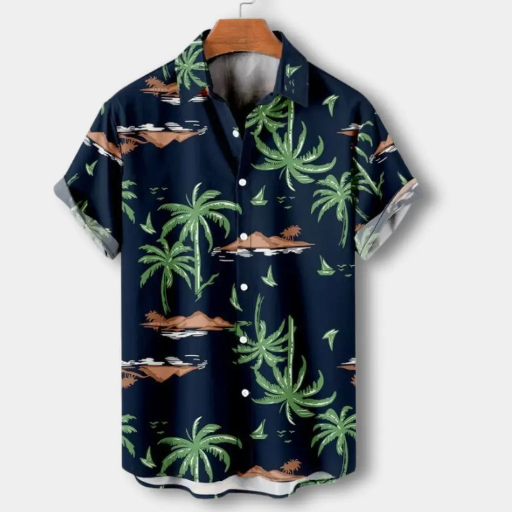 Chemise à motif floral graphique pour Homme – Garth