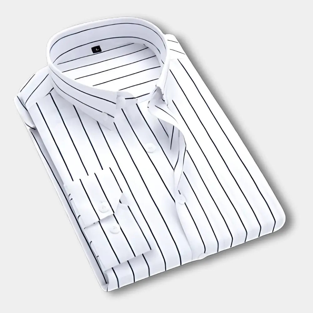 T-shirt manches longues à rayures verticales pour Homme – Dillon