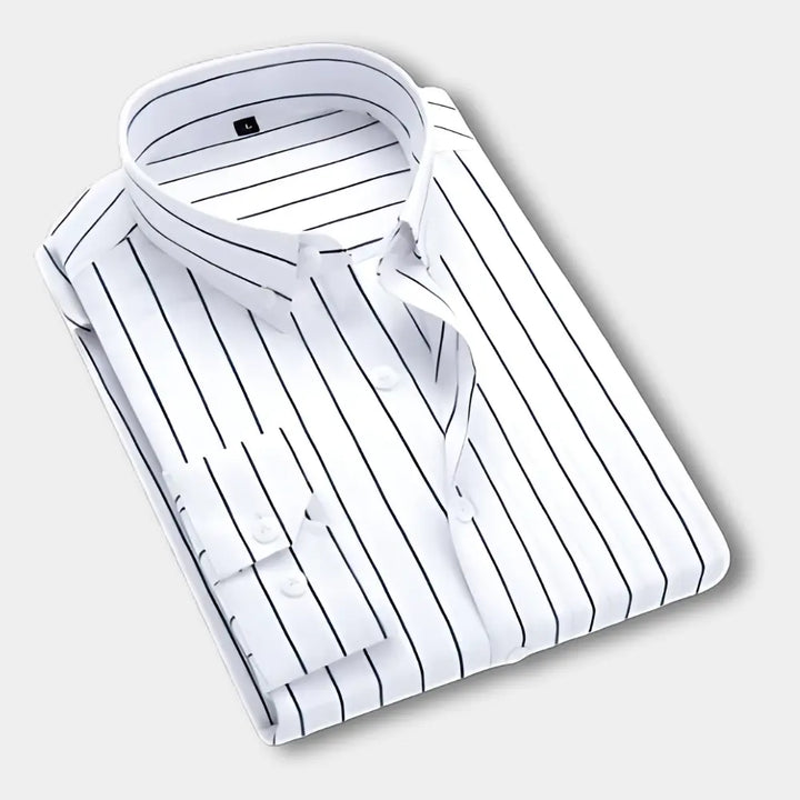 T-shirt manches longues à rayures verticales pour Homme – Dillon