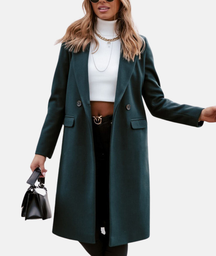 Maja | Manteau long avec col