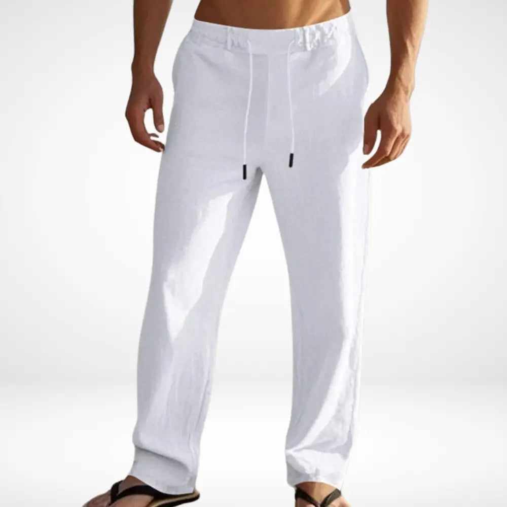 Pantalon ample coupe fluide à cordon pour Homme – David