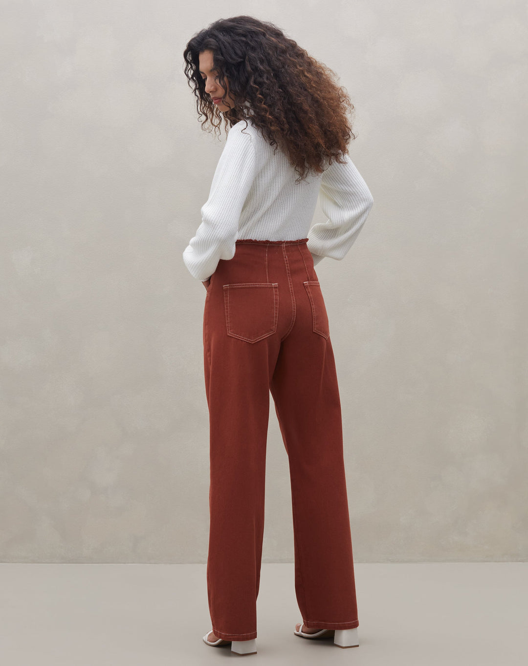 Karolina | Pantalon Flare Taille Haute pour Femmes