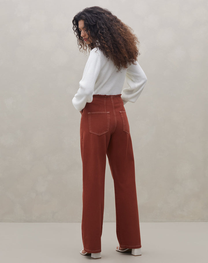 Karolina | Pantalon Flare Taille Haute pour Femmes