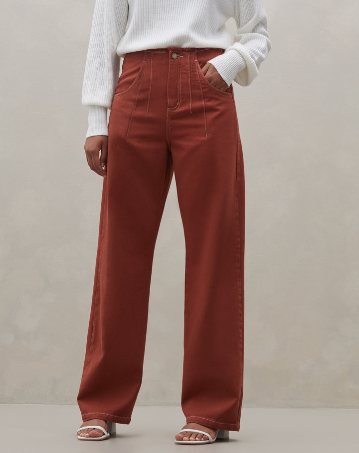 Karolina | Pantalon Flare Taille Haute pour Femmes