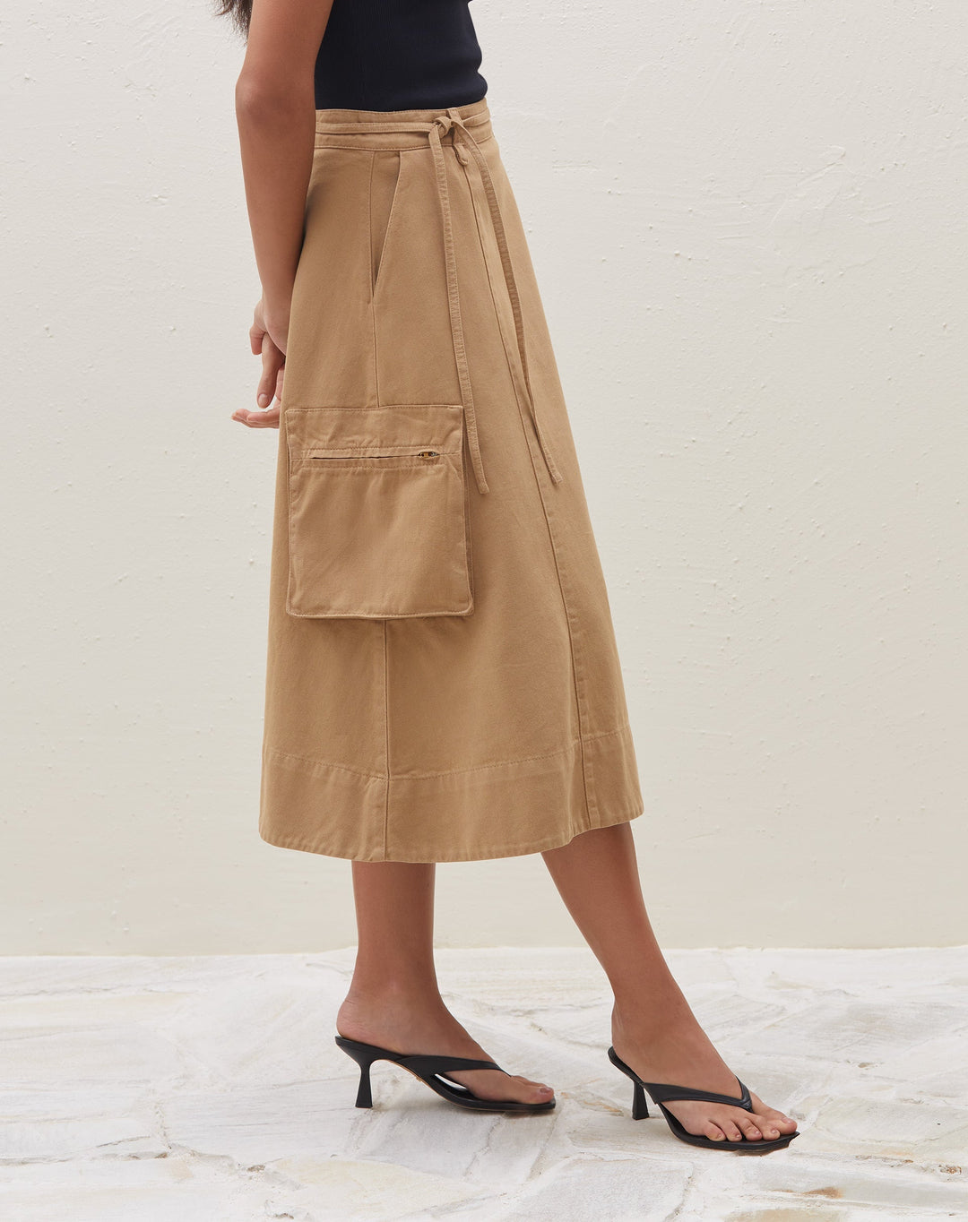 Nefes | Jupe Midi Utilitaire pour Femmes