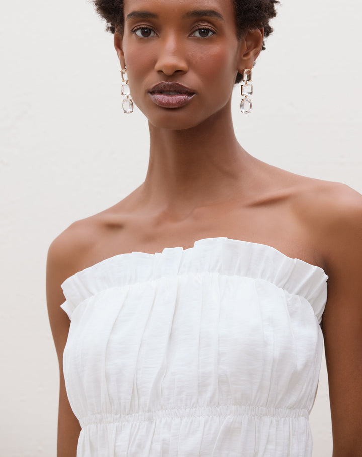 Laryn | Blouse Bustier Froncée Élégante pour Femmes