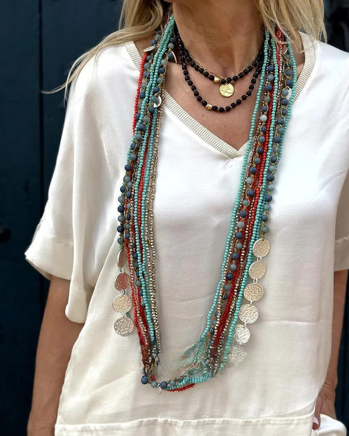 Mira | Ensemble chemisier et pantalon au look élégant