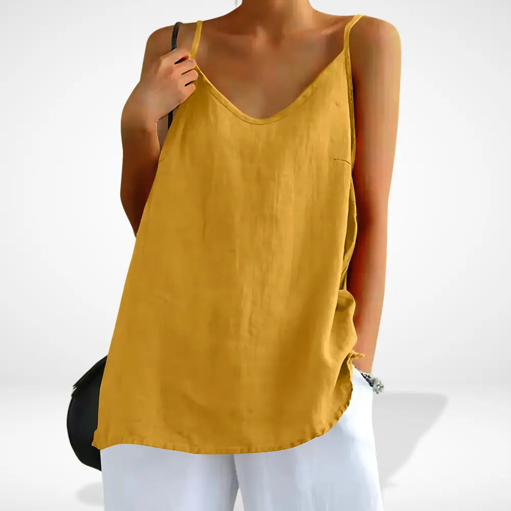 Débardeur à fines bretelles coupe fluide pour Femmes – Catalina