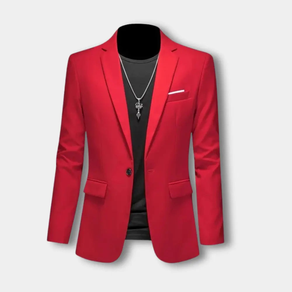 Costume à col cranté une boutonnière pour Homme – Santos