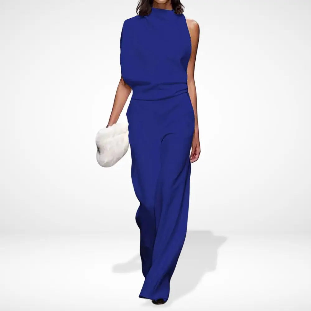 Combinaison fluide à coupe asymétrique pour Femmes – Haelie