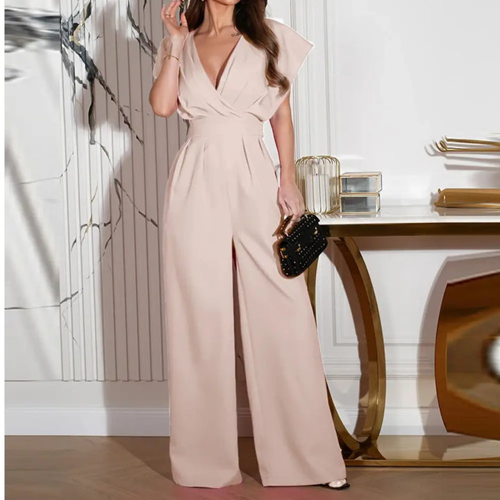 Combinaison élégante aux jambes larges - Christelle