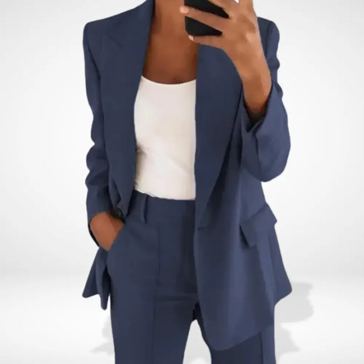 Blazer long à coupe droite pour Femme – Diana