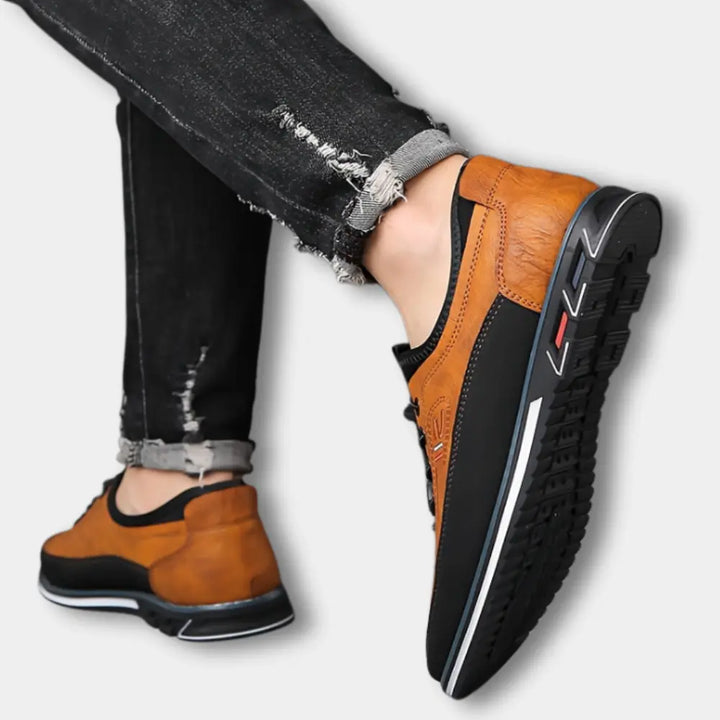 Derbies bicolores à semelle graphique pour hommes – Alan