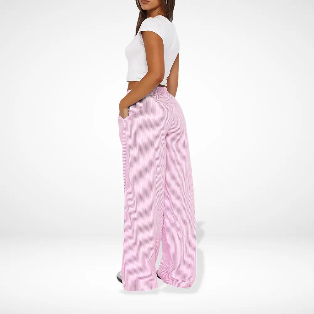 Jogging ample à taille froncée pour Femme – Biaae