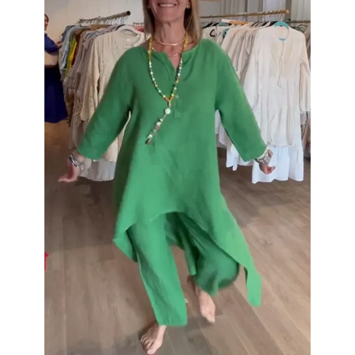 Bhavana | Costume uni en lin pour femmes