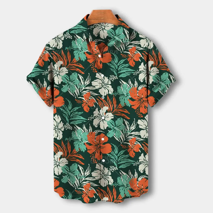 Chemise à motif floral graphique pour Homme – Garth