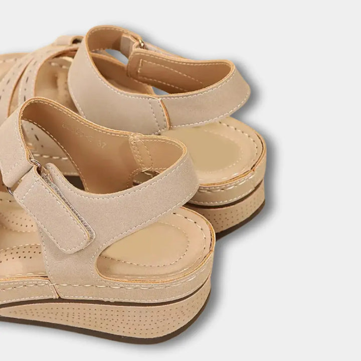 Sandales à bride épaisse semelle compensée pour Femme – Melinda