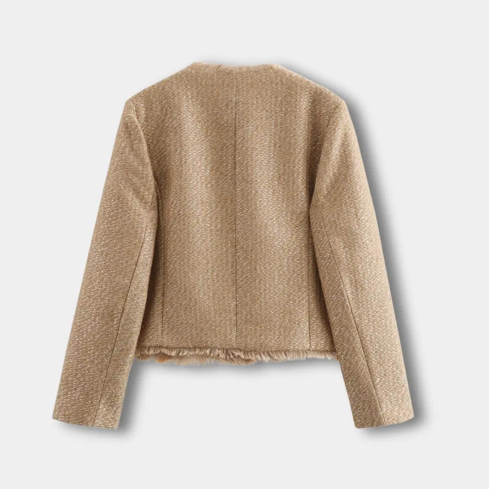 Veste mi-saison femme à poches plaquées – Estelle