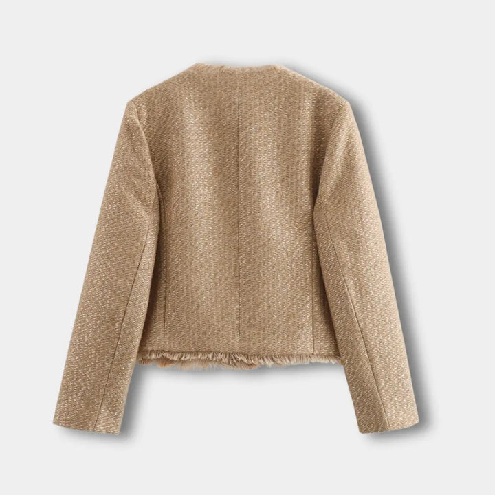 Veste mi-saison femme à poches plaquées – Estelle