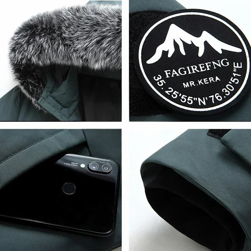 Radovan | Parka d’hiver coupe-vent homme