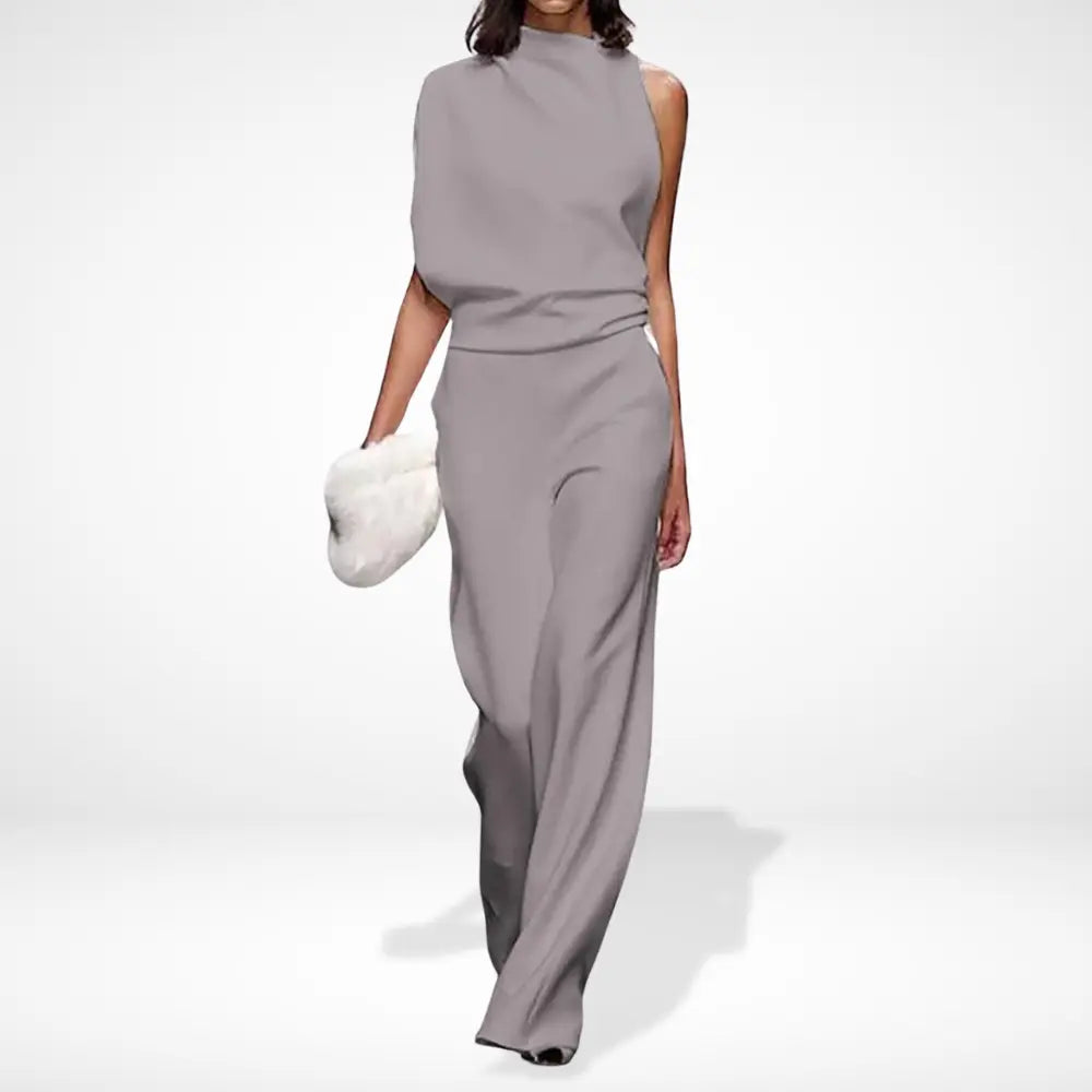 Combinaison fluide à coupe asymétrique pour Femmes – Haelie