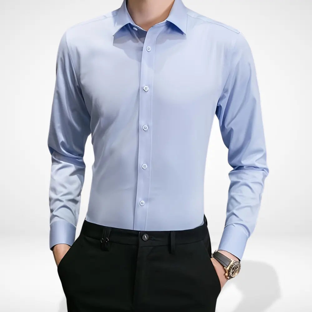 Chemise ajustée à col structuré pour un style raffiné – Vito