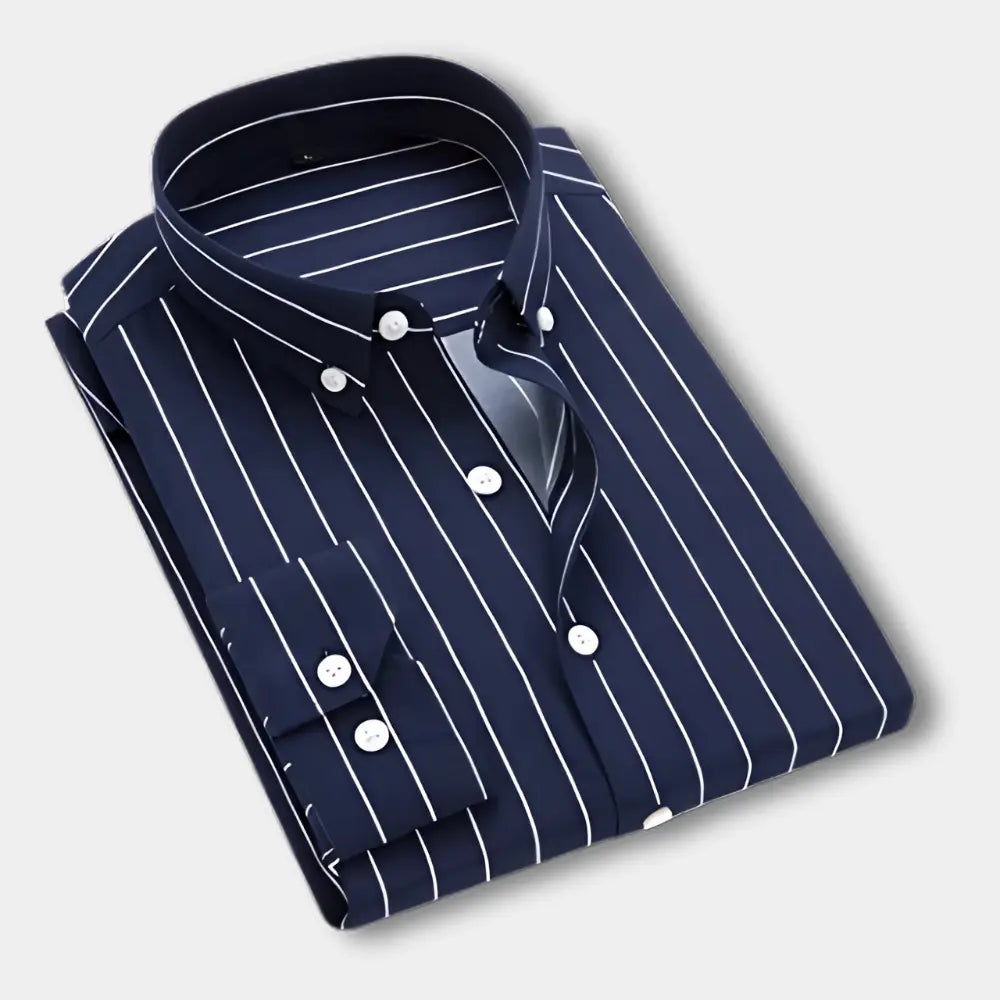 T-shirt manches longues à rayures verticales pour Homme – Dillon