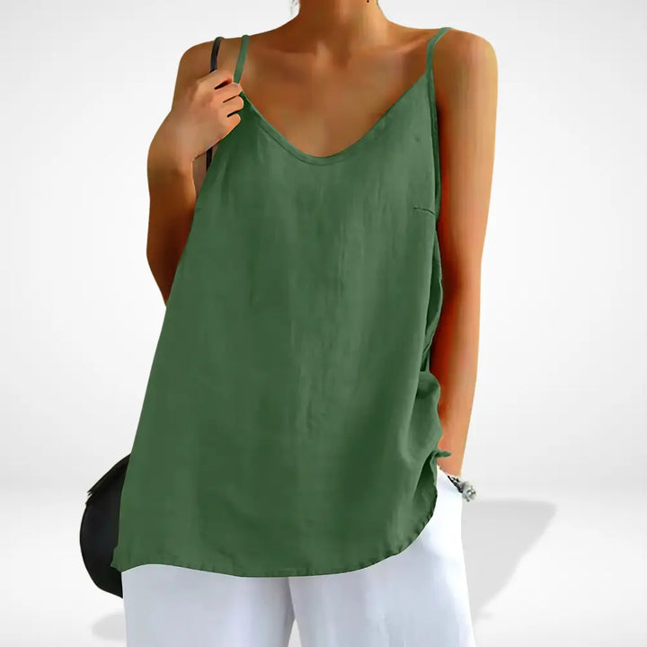 Débardeur à fines bretelles coupe fluide pour Femmes – Catalina