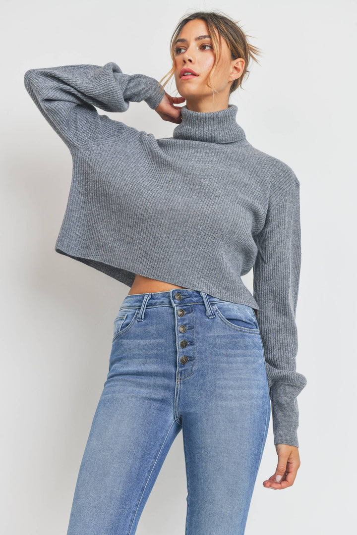 Clodagh | Jean taille haute à boutons pour femme