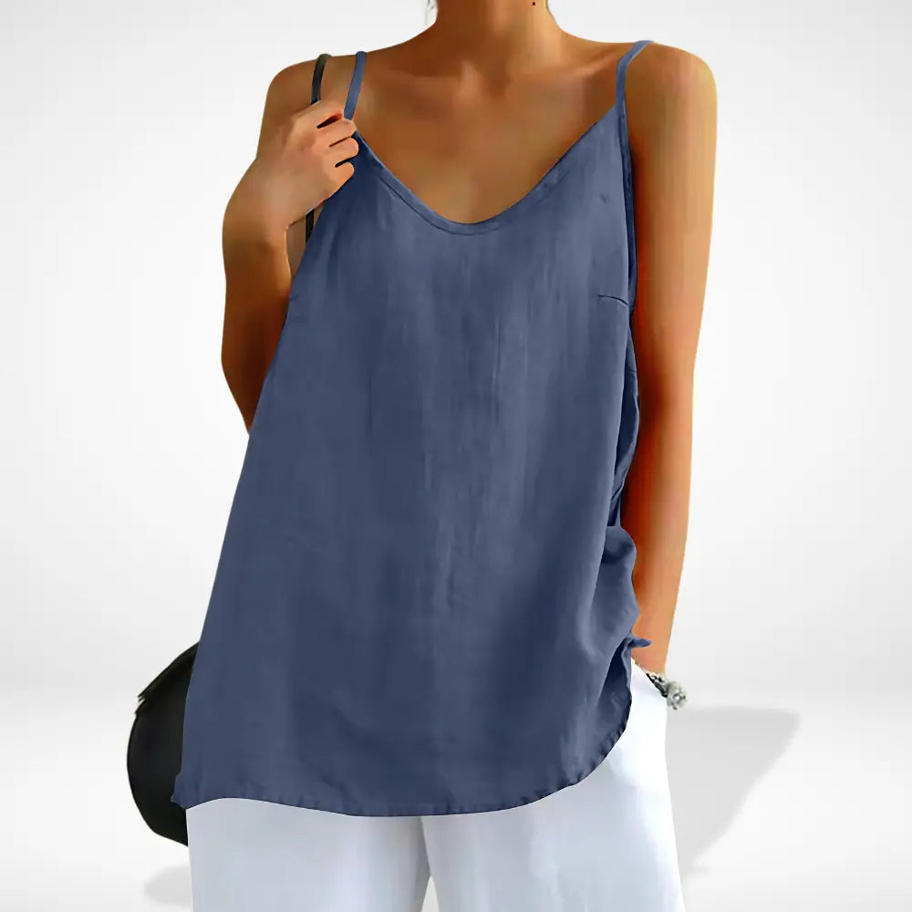 Débardeur à fines bretelles coupe fluide pour Femmes – Catalina