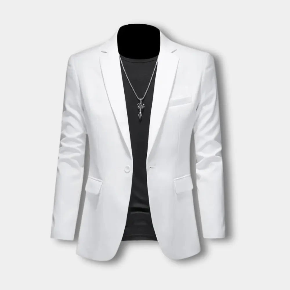 Costume à col cranté une boutonnière pour Homme – Santos