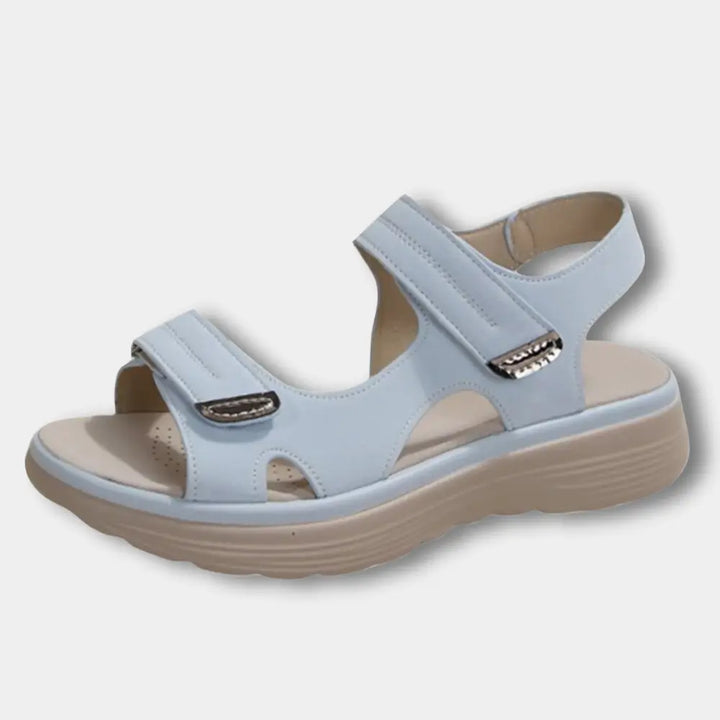Sandales à brides contrastées et semelle souple pour Femmes - Bernice