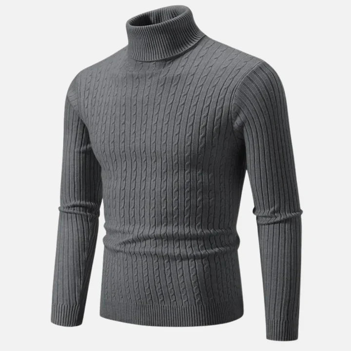 Vlatco | Pull col roulé en maille pour hommes