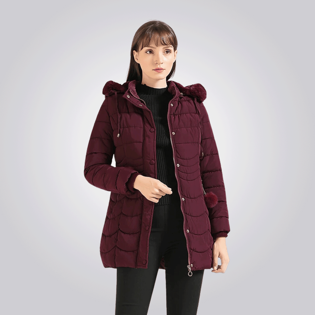 Ratna | Manteau Long Hiver Élégant Pour Femmes