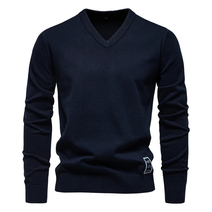 Angus | Pull classique col V homme