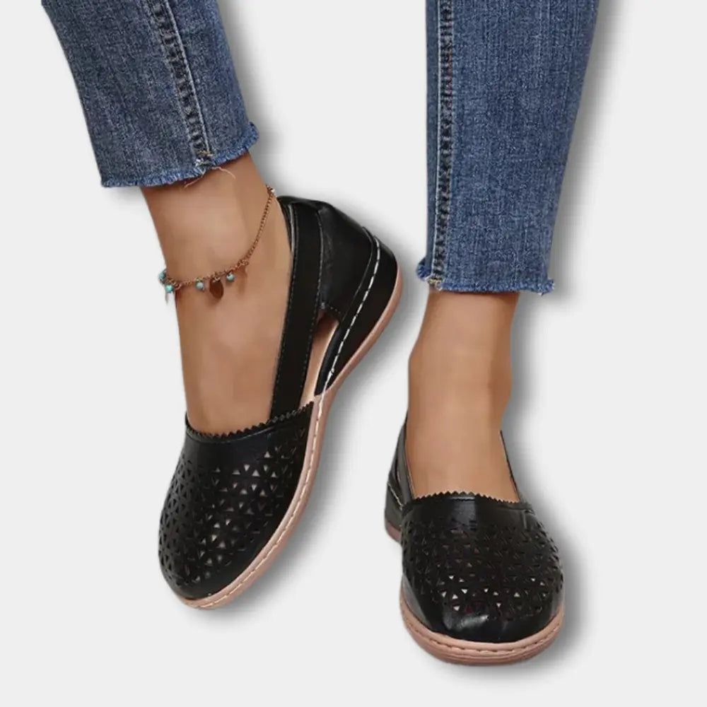 Ballerines ajourées à brides ouvertes pour Femmes – Lindsey