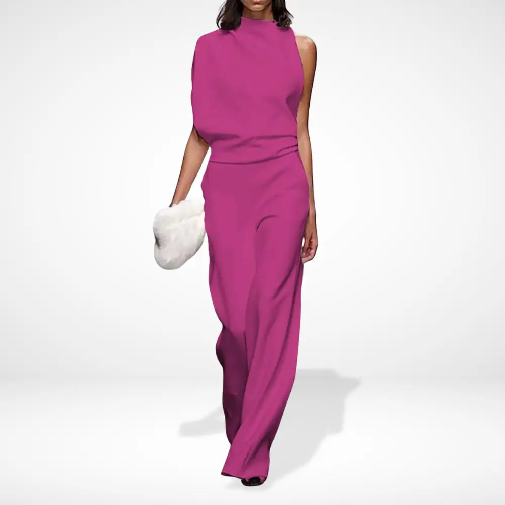 Combinaison fluide à coupe asymétrique pour Femmes – Haelie