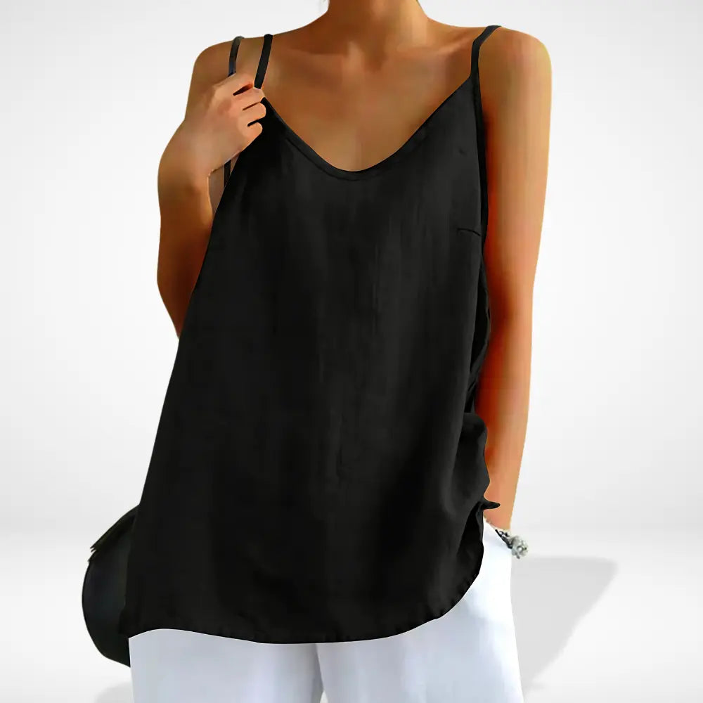 Débardeur à fines bretelles coupe fluide pour Femmes – Catalina